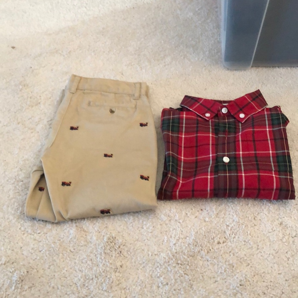 Pants and shirt